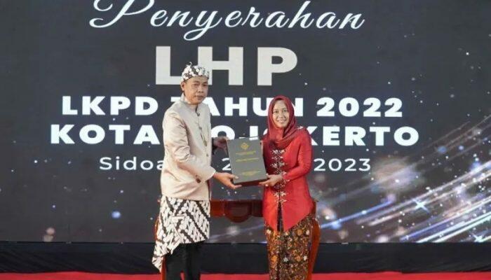 Pemkot Mojokerto Raih Opini WTP Kesembilan Kali Berturut-turut dari BPK Jawa Timur
