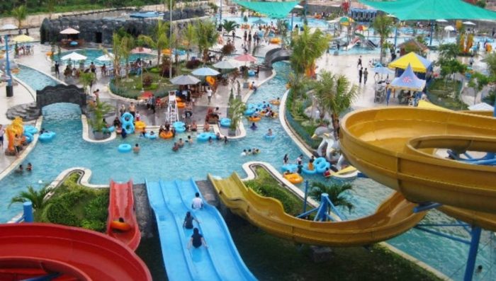 Hairos medan kolam masuk tiket waterpark renang harga wisata jamin