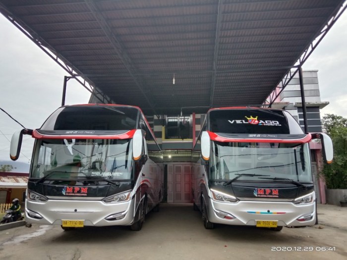 Harga tiket bus transport jakarta padang