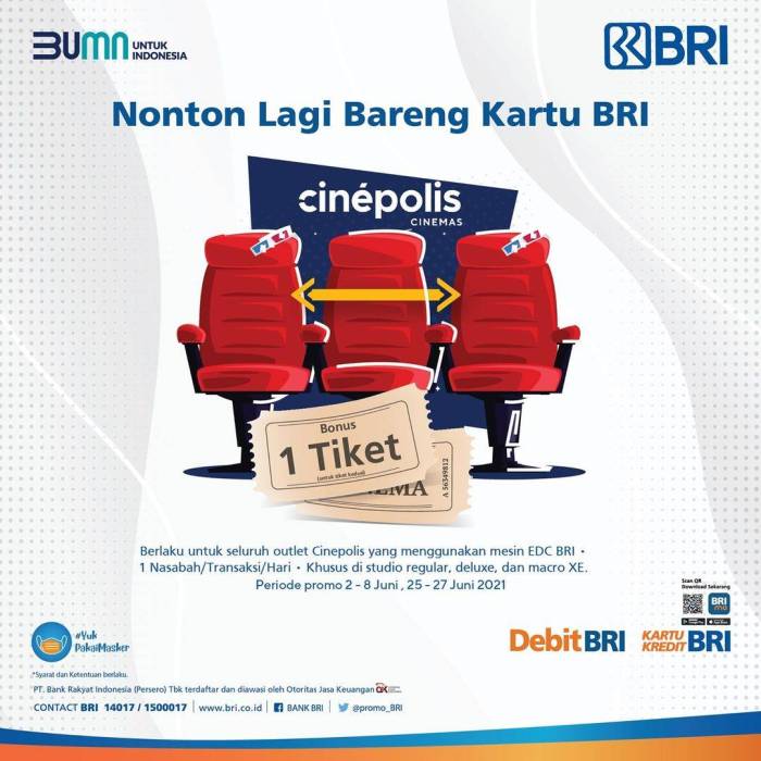 Harga tiket cinepolis serang
