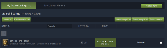 Cara jual item di steam