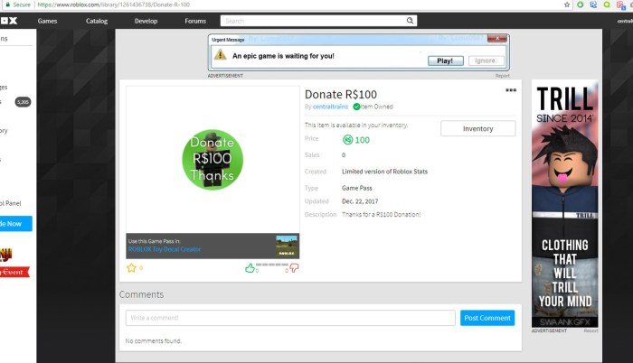 Games time selling videos