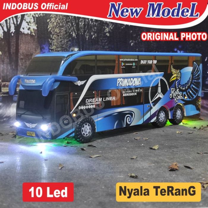 Harga tiket bus primadona double decker