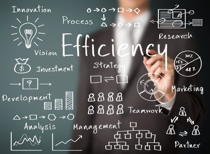 Productivity increasing increase background secret true concept businessman pulling tone progress word bar dark