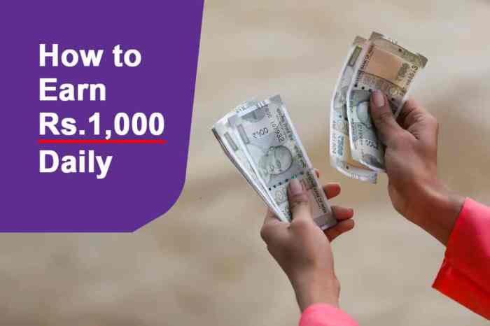 Cara mendapatkan uang 100 ribu perhari