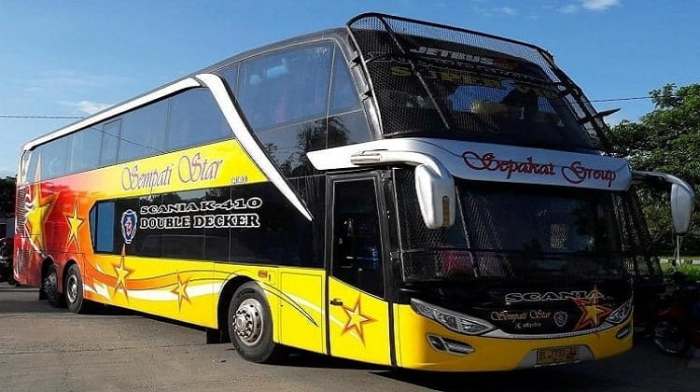 Harga tiket bus sempati star double decker medan pekanbaru