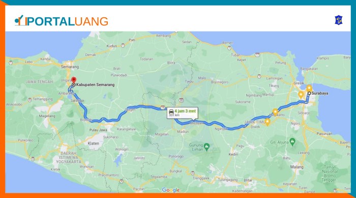 Surabaya semarang jawa indah jurusan terminal rehat