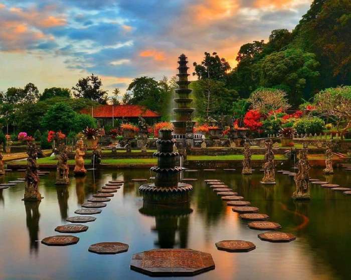 Gangga tirta tiket masuk karangasem harga