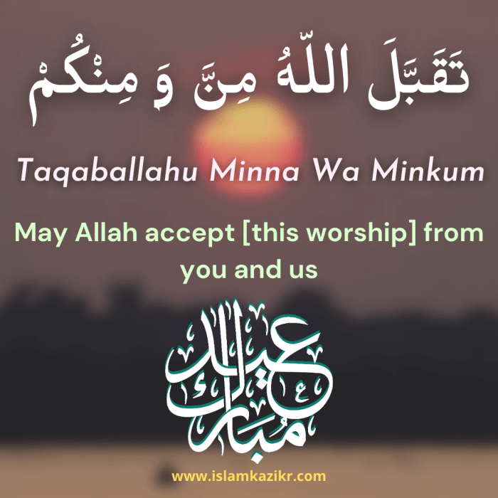 Taqabbalallahu minna wa minkum artinya