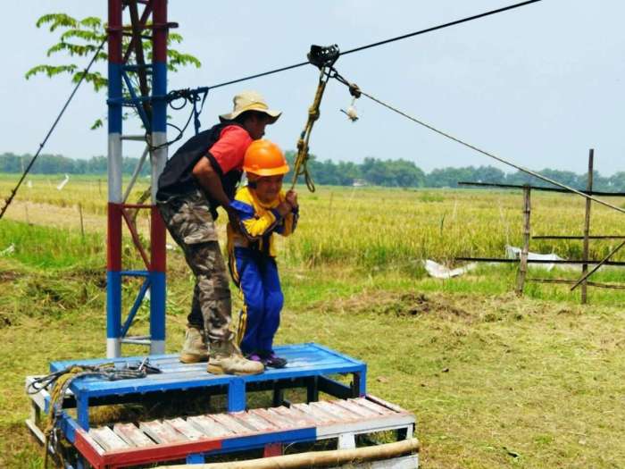 Prambon alas sidoarjo outbound biaya perorangan edukasi surabaya seru permainan
