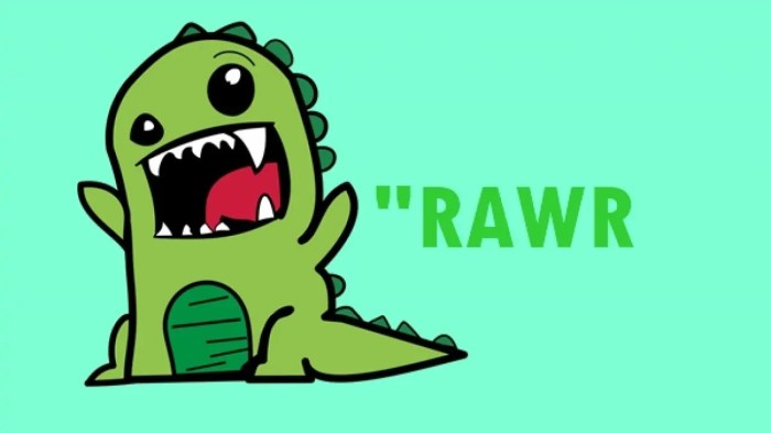 Rawr artinya apa
