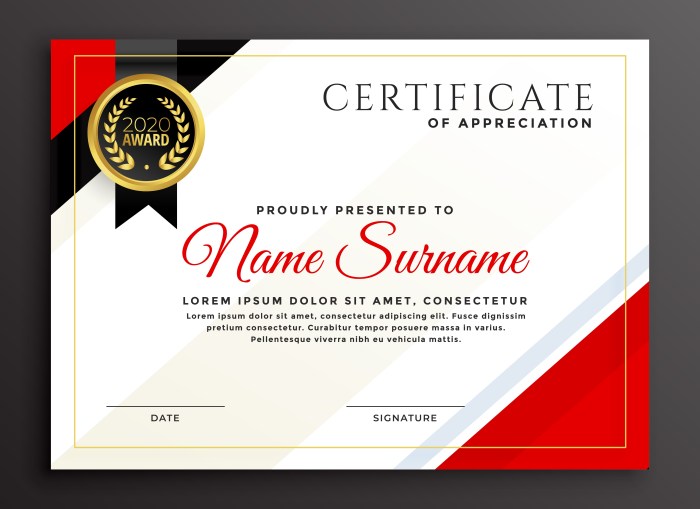 Certificate certificatestreet