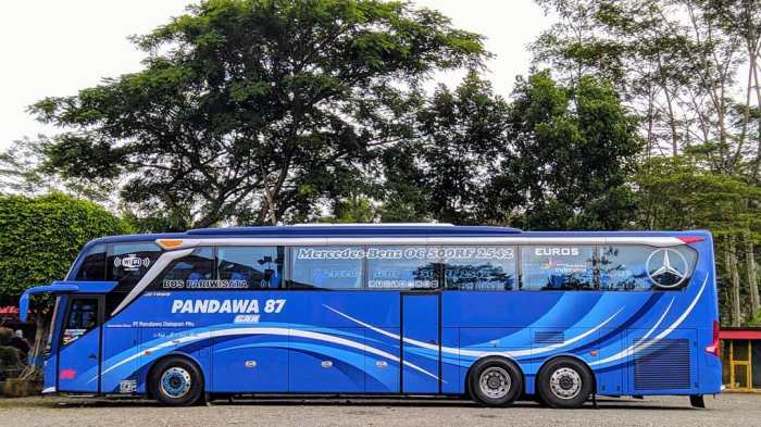 Harga tiket bus pandawa 87