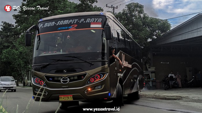 Harga tiket bus pangkalan bun banjarmasin