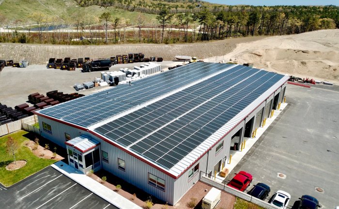 Solar industrial system power cost