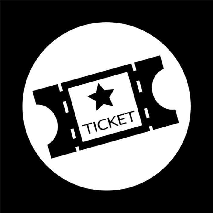 Harga tiket bioskop icon walk