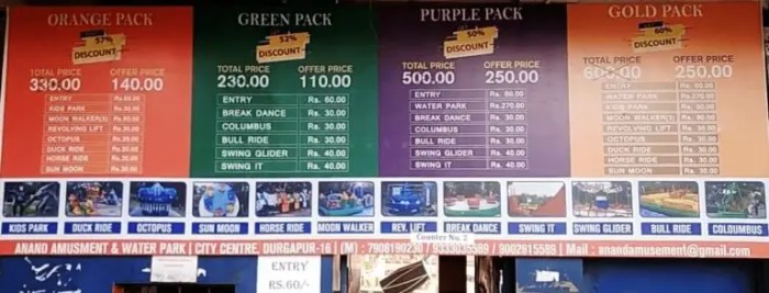 Harga tiket kolam renang fun park rajeg