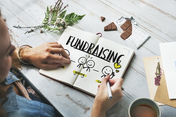 Raise money steps