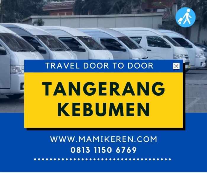 Harga tiket bus tangerang kebumen