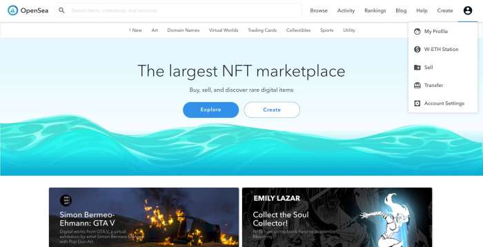 Cara menjual nft di opensea