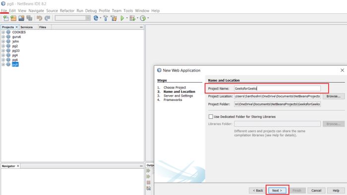 Netbeans console ide