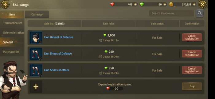Cara jual item di dragon nest