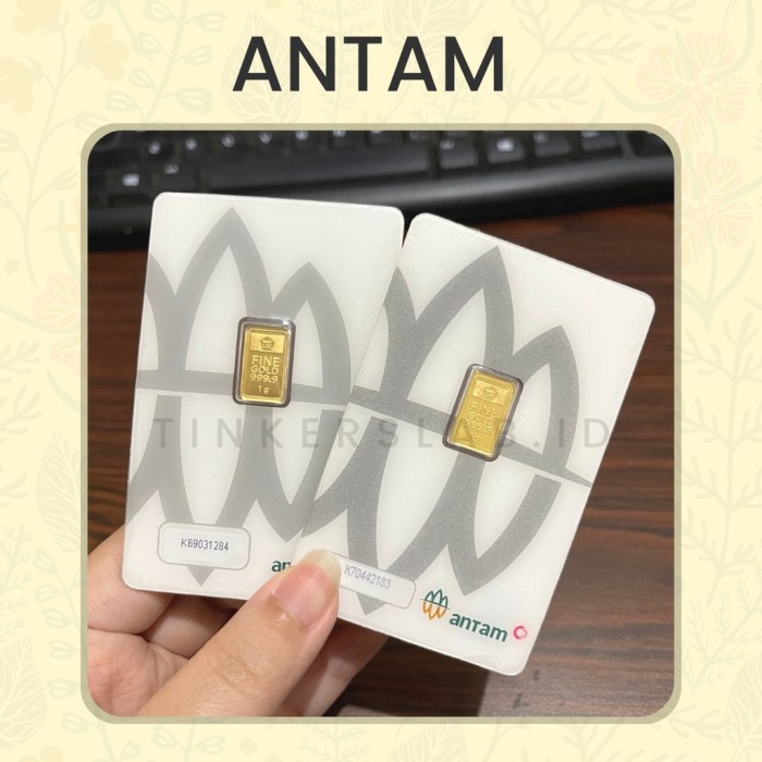 Emas antam detik