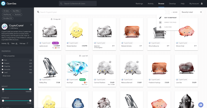 Nft opensea make marketplace render