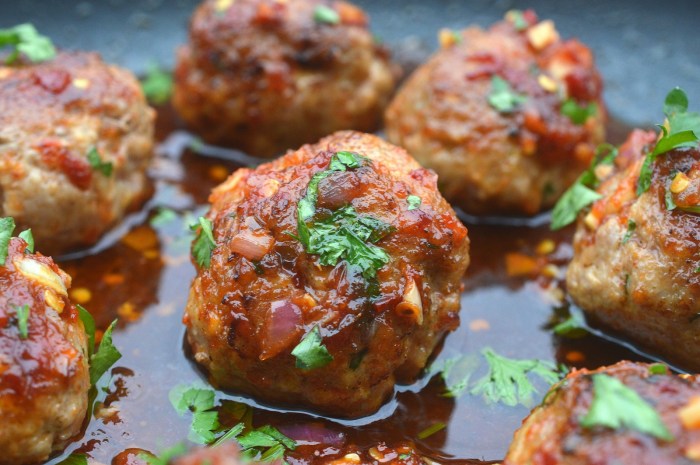 Pork meatballs asian recipe sauce ginger honey easy delicious much keeprecipes gluten soufflebombay if so will
