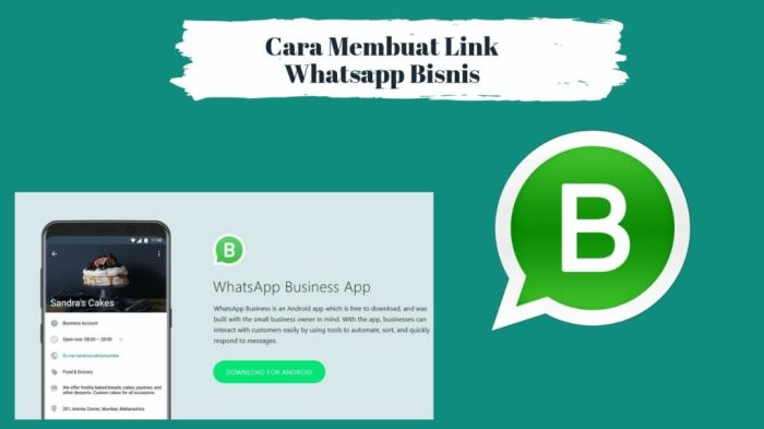Cara buat link wa bisnis