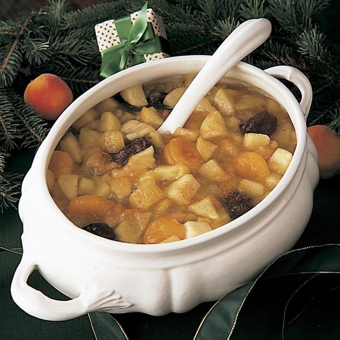 Soup fruit food recipe