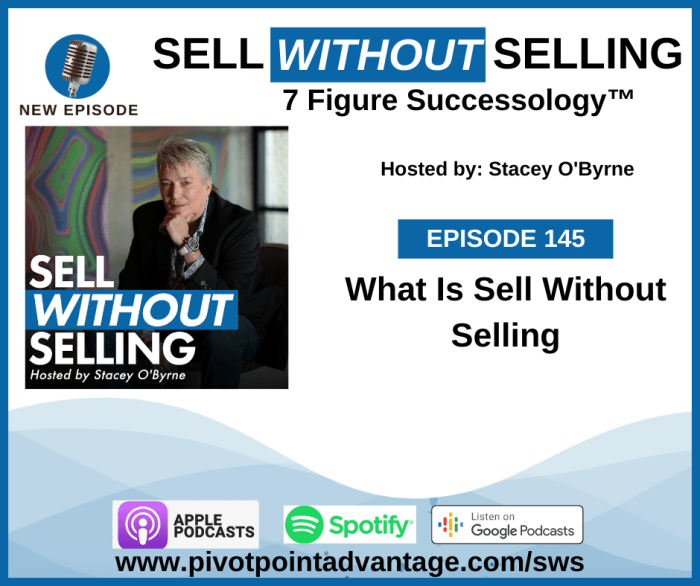 Sell without selling