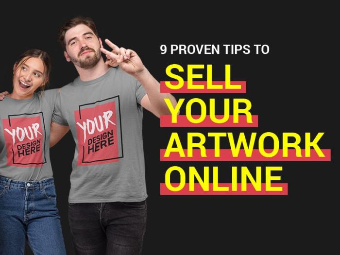 Sell ways artwork marketing tips