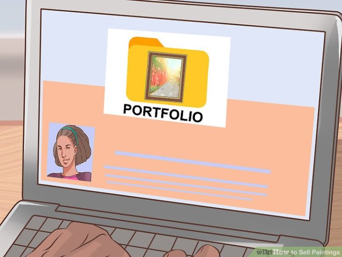 Sell paintings wikihow step