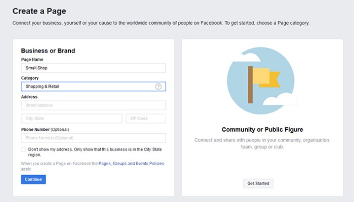 Cara buat fanpage untuk bisnis