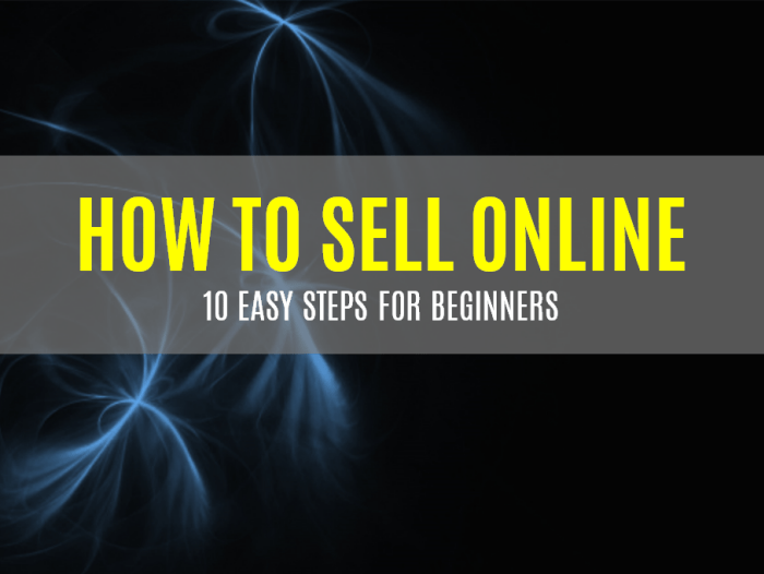 Sell stuff