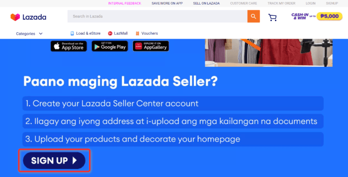 App lazada phone mobile visit