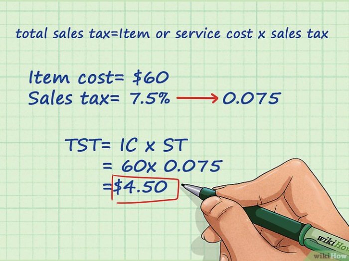 Tax sales calculator 3a2 button