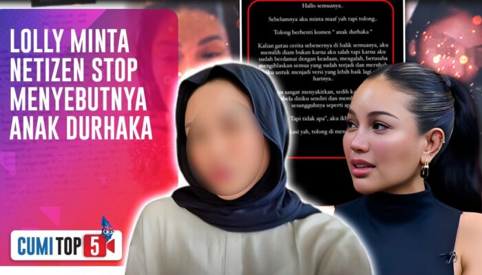 Lolly Menyesali Perbuatannya Setelah Dicap Anak Durhaka oleh Nikita Mirzani