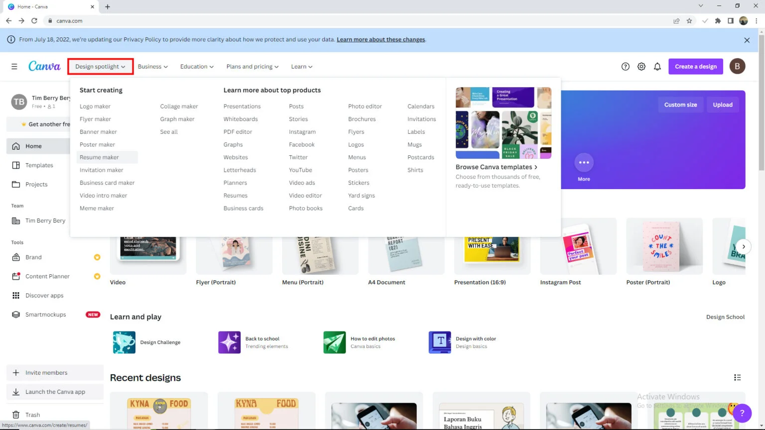 cara bikin cv rental mobil