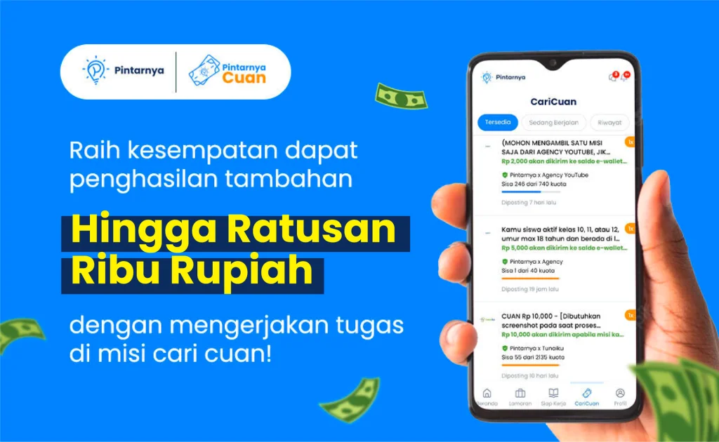 cara cari cuan di pintarnya
