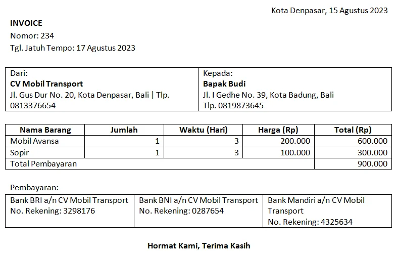 cara cek mobil rental atau bukan