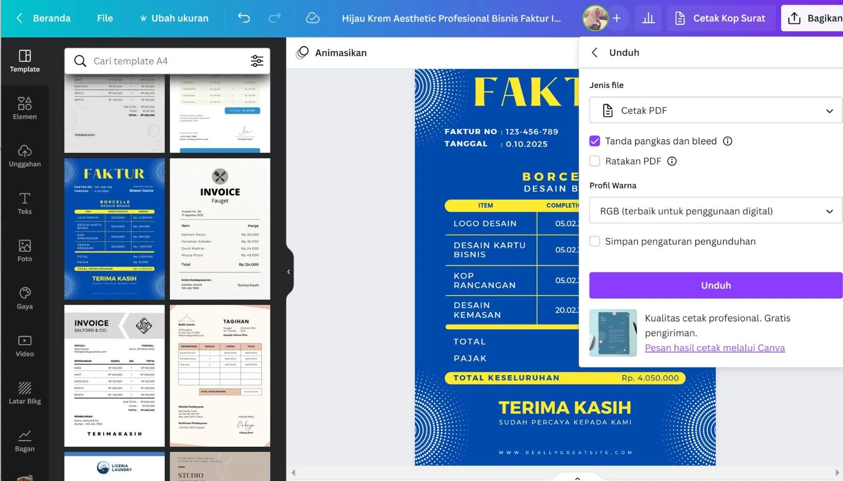 cara cuan dari canva