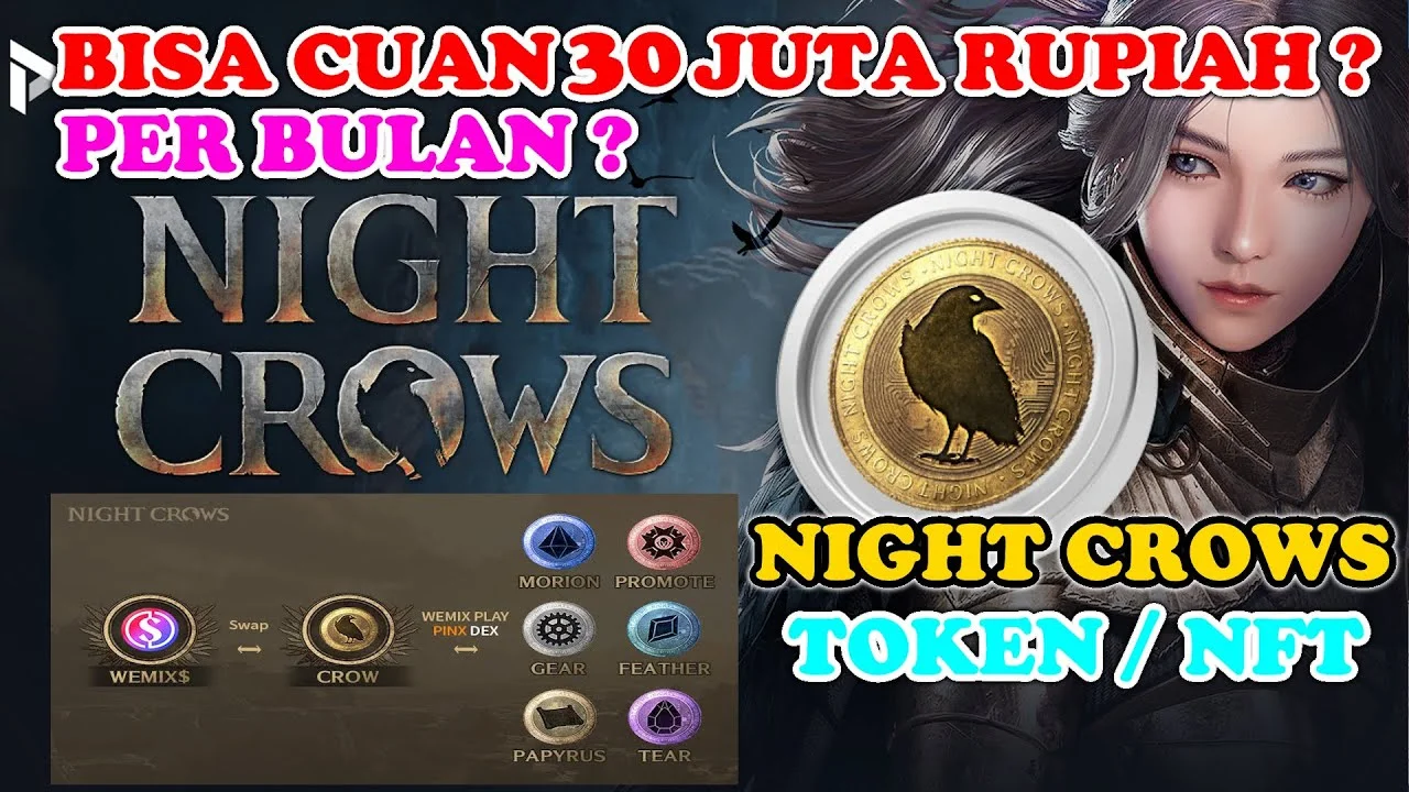 cara cuan di night crows