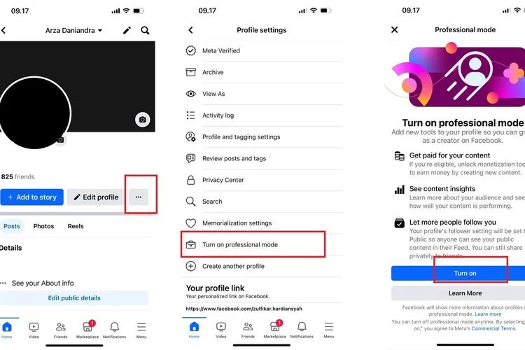 cara melihat cuan di fb
