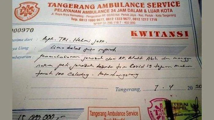 cara membuat kwitansi rental mobil