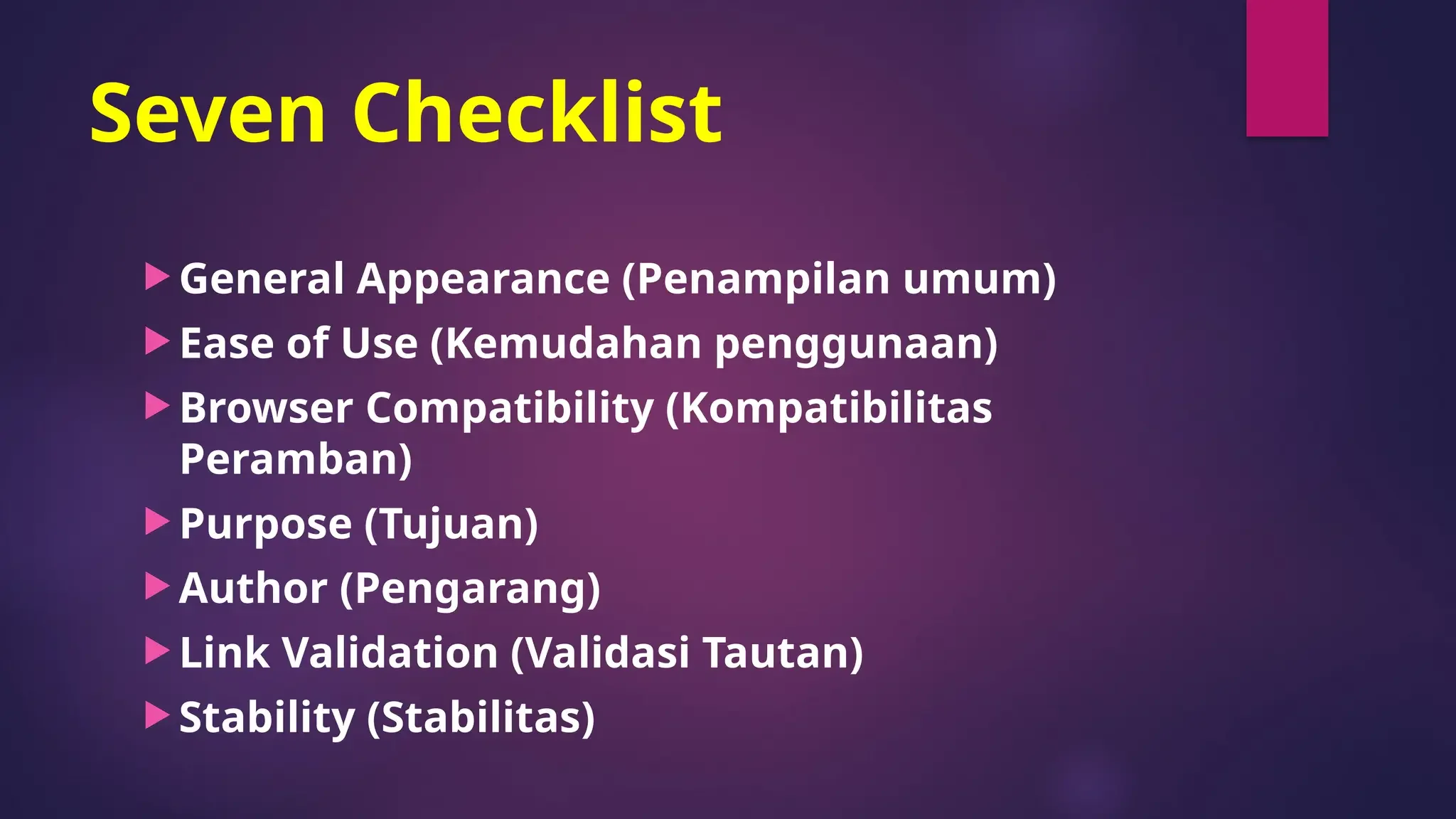 evaluasi resep