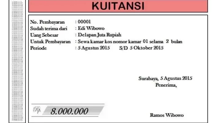 Cara Menulis Kwitansi Rental Mobil dengan Benar, Praktis, dan Aman untuk Transaksi Lancar Tanpa Ribet