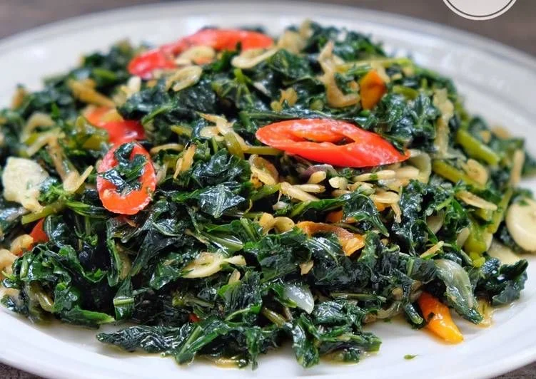 resep daun singkong santan