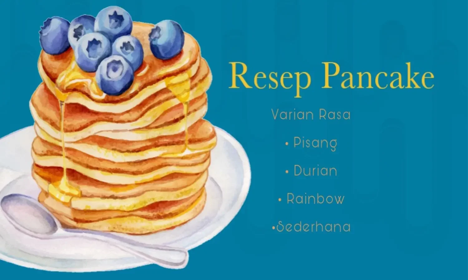 resep pancake teflon
